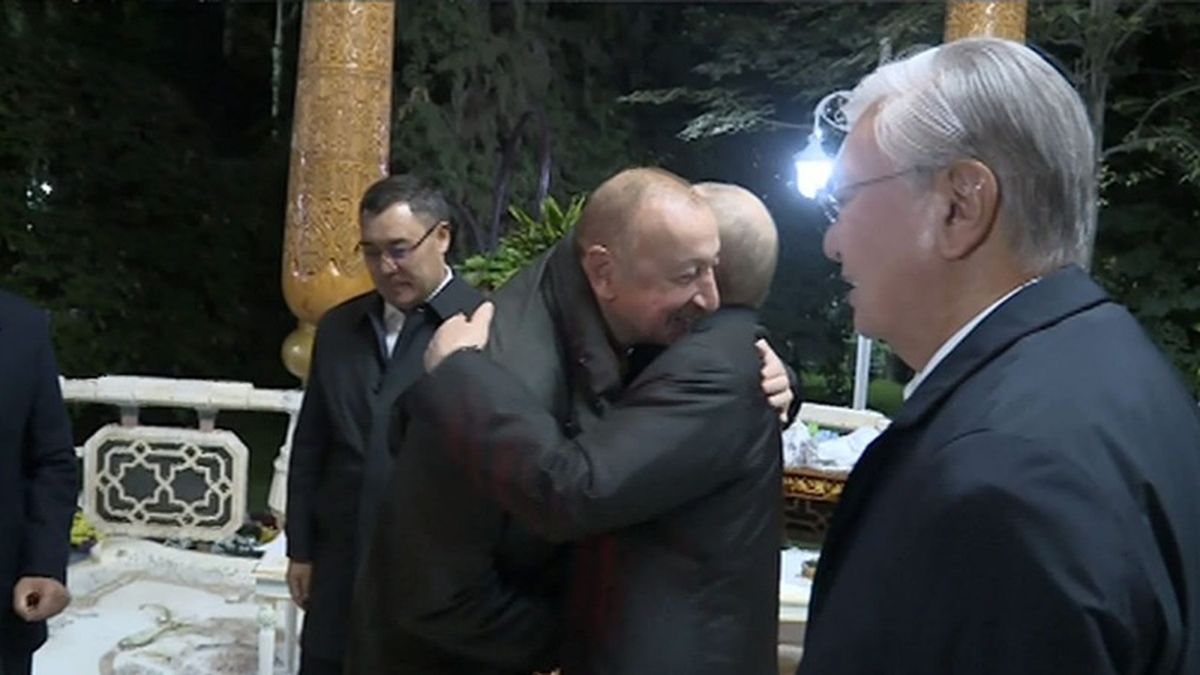 Саммит в Душанбе - Алиев и Путин