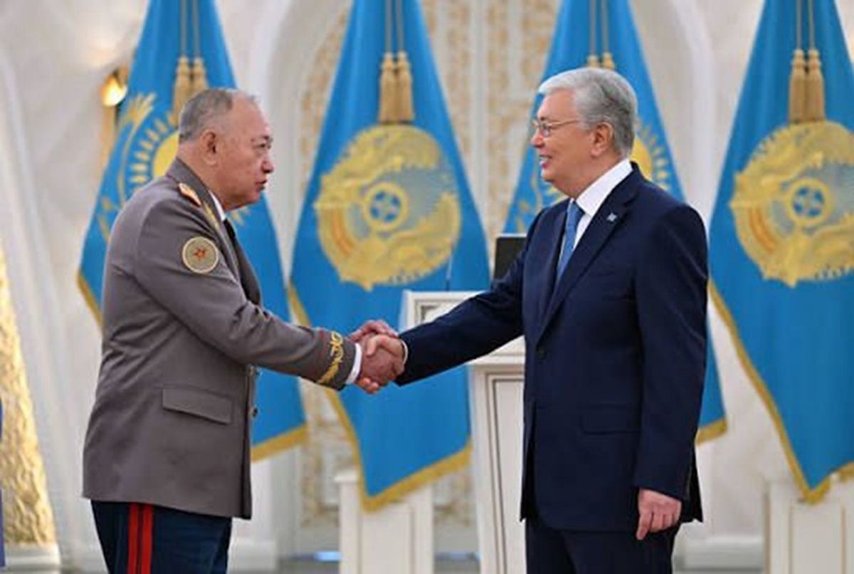 К.К.Токаев и С. Токпакбаев