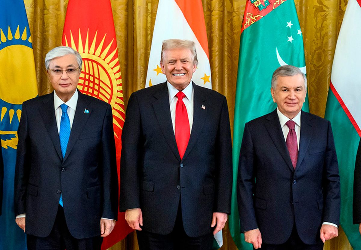 Касым-Жомарт Токаев, Дональд Трамп, Шавкат Мирзиёев