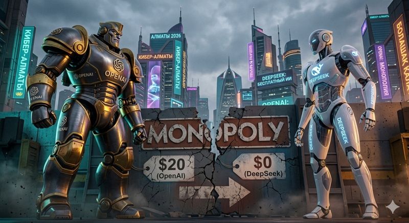 Конец монополии OpenAI: как DeepSeek обрушил цены на ИИ и сделал его бесплатным