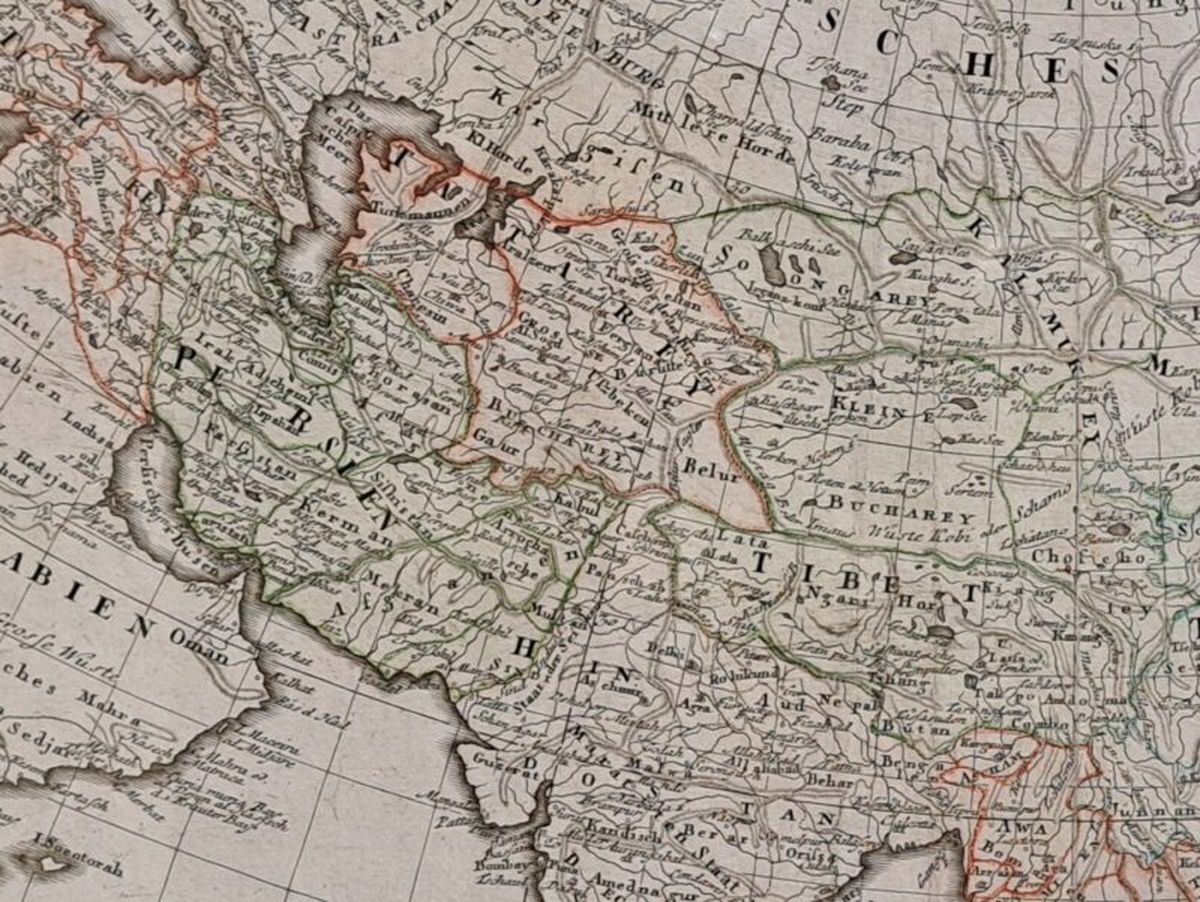 Фрагмент карты 1793 года Ф.Г. Дюссефельда