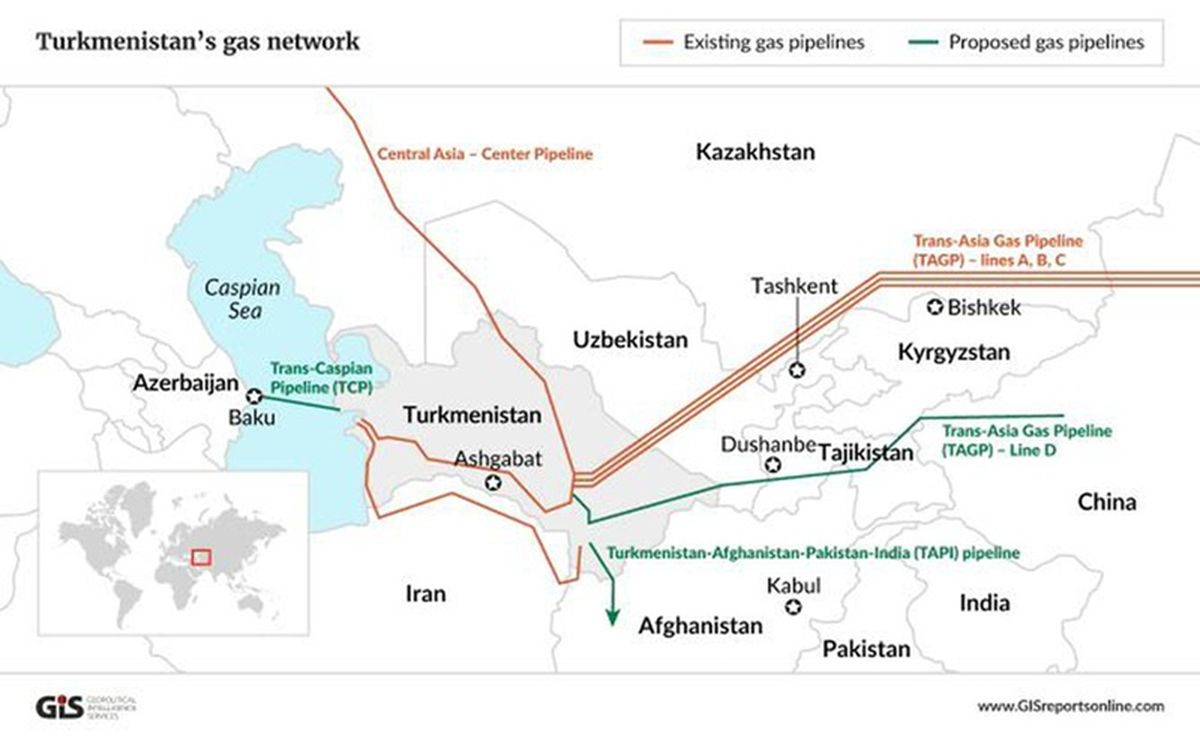 туркменский газ