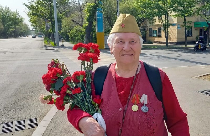 Ветеран Великой Отечественной войны в Алматы