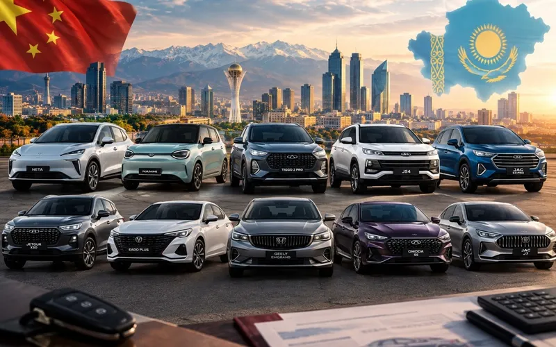 Топ-10 самых дешевых китайских автомобилей в Казахстане