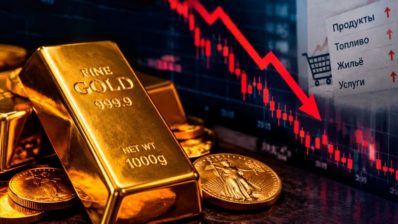 Как рост инфляции влияет на стоимость золота