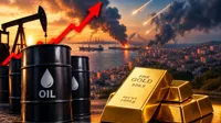 Стоимость золота снижается из-за роста нефтяных котировок