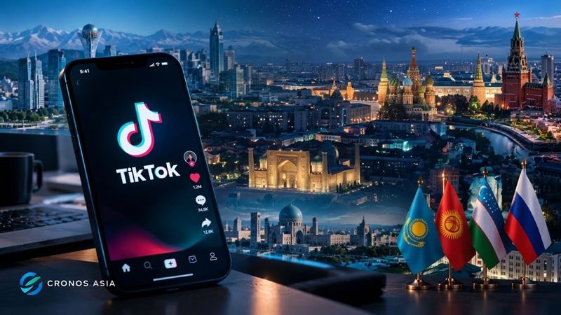 Разблокировка TikTok, карта доступа к платформе в Центральной Азии и России